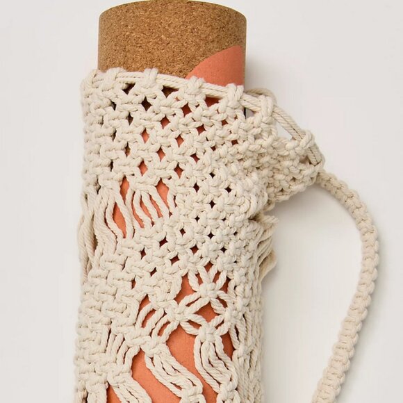 Oak and Reed x Free People Macrame Yoga Bag - Picture 2 of 3